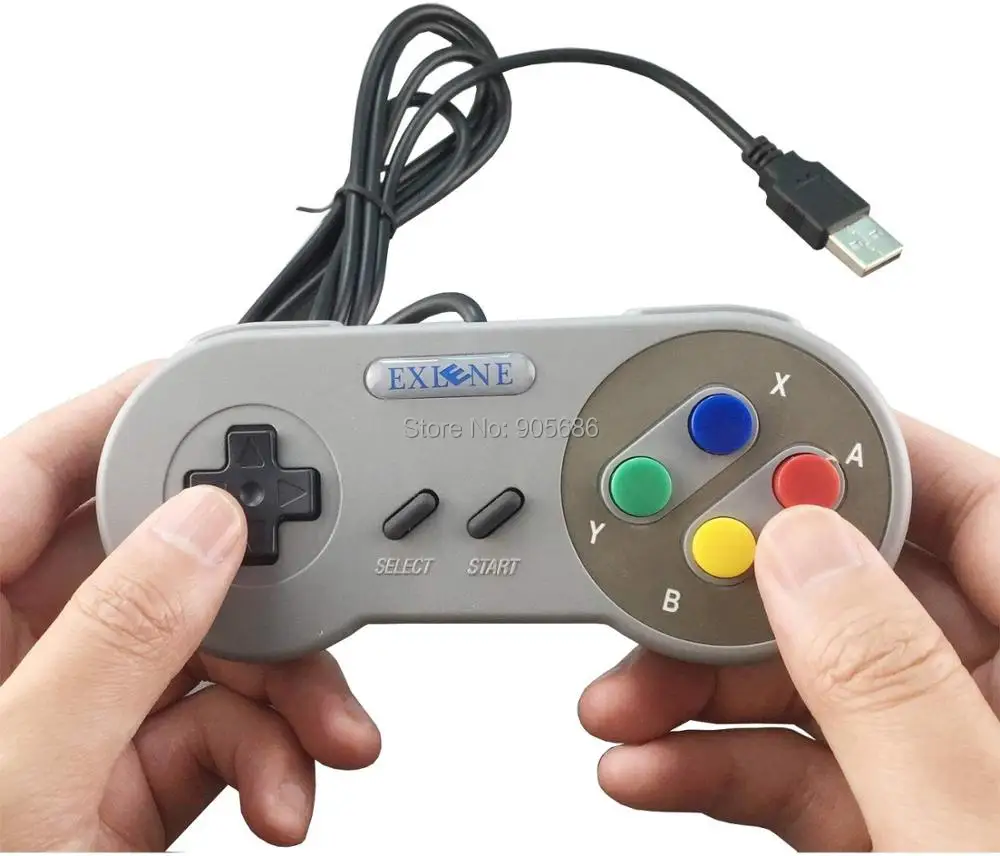 Exlene 3 пакета SNES USB контроллер для классической игры геймпад джойстик Raspberry Пи Windows