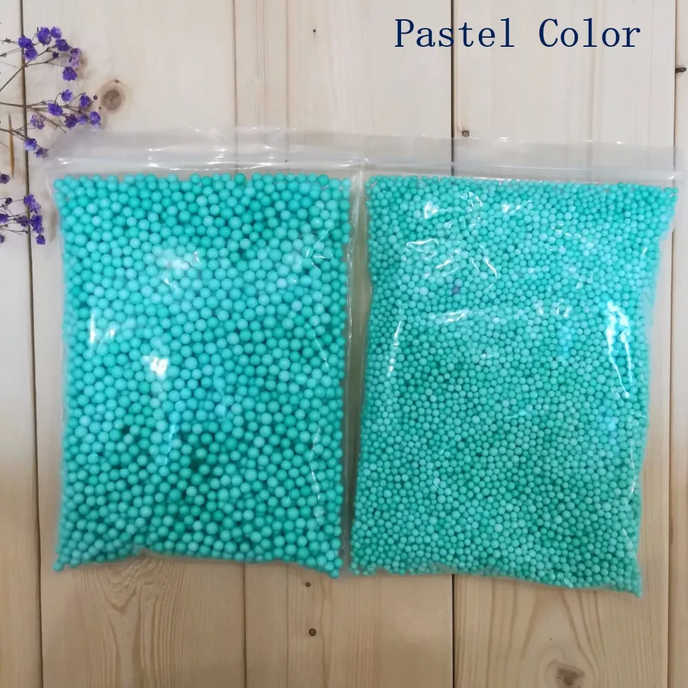10000~16000pcs 2-3.5mm 4-6mm Pastel Colorful Fluffy Floam Slime Foam Beads DIY Supplies slime kit fluffy slime