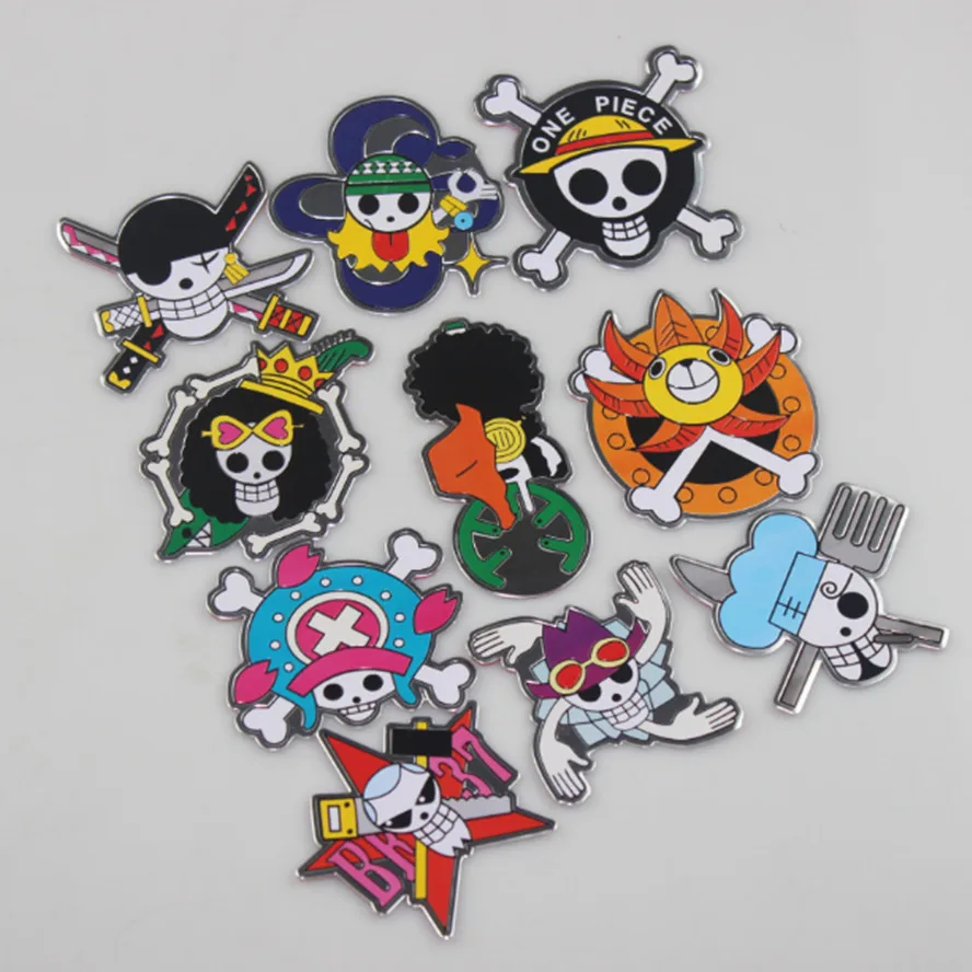 

car styling Accessories Funny One Piece 3D Aluminum Motorcycle Car Sticker For ford focus bmw mazda opel toyota car-cover