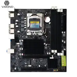 X58 рабочего Материнская плата LGA 1366Pin 4 * DDR3 материнских плат для L/E5520 X5650 RECC