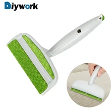 DIYWORK инструменты для уборки дома ручной диван-кровать для удаления волос 2 головки сиденье зазор удаление пыли ПЭТ липкие инструменты ворса щетка для пыли