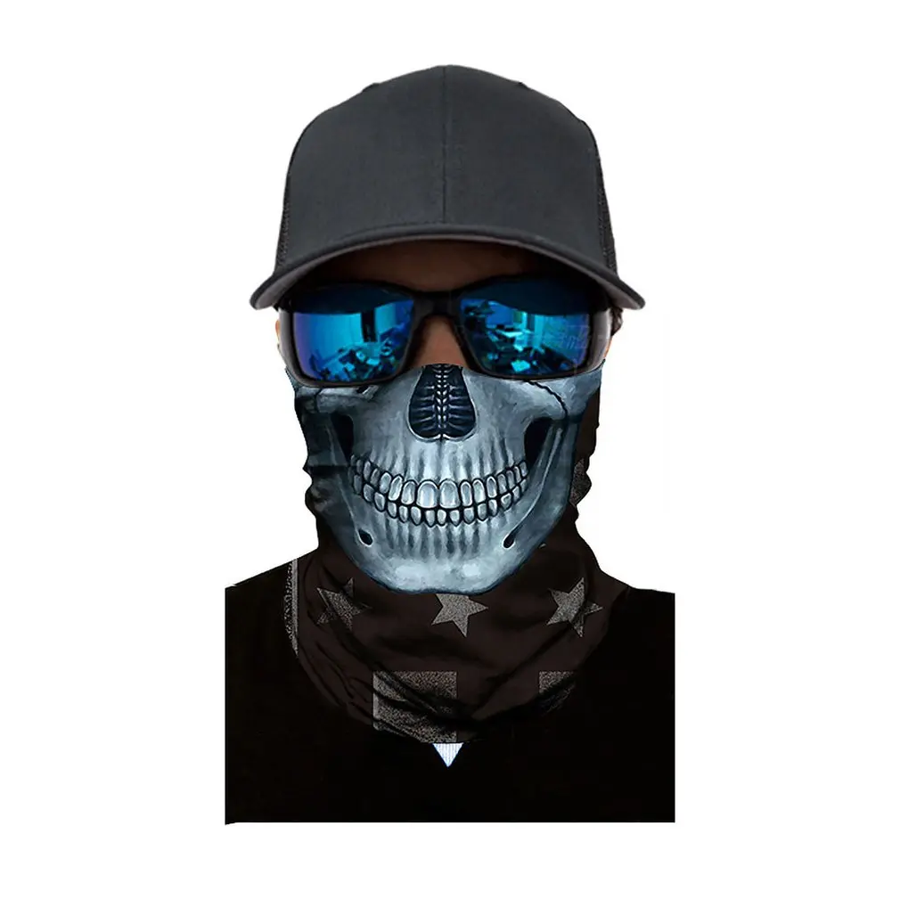 AC571, езды на велосипеде, мотоцикле и головы теплый шарф на шею маска «Череп» Лыжная маска-Балаклава маска-повязка страшное лицо щит на открытом воздухе