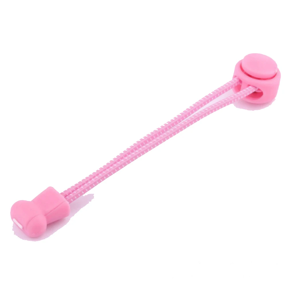 1pcs No Tie Shoe Laces Elastic Lock Lace System Lock Sports Shoelaces Runners Trainer Lazy Silicone Lace Convenient Shoelaces