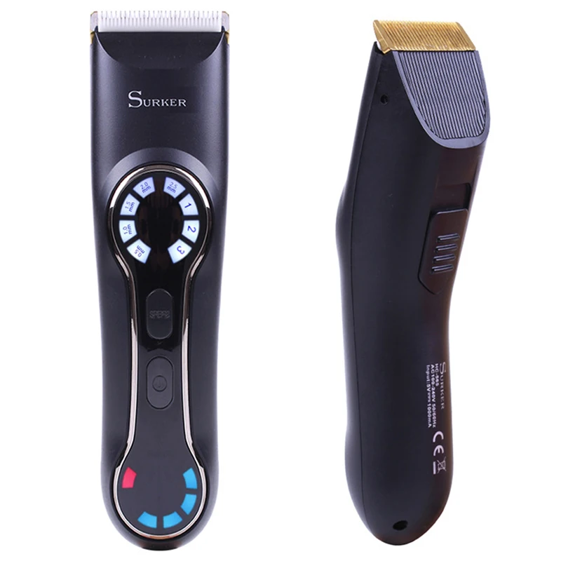  Hot TOD-Surker Hc-565 Professional Men'S Hair Trimmer Electric Men Hair Clipper Beard Trimmer With 