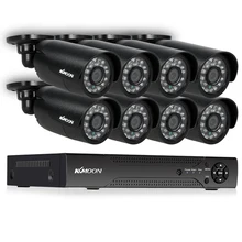 KKmoon 8CH видеонаблюдения Системы комплект 1080P 5-в-1 цифровой видео Регистраторы+ 8*720P AHD Водонепроницаемый ИК CCTV Камера+ 8* 60ft кабель