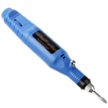 

1 Set Professional Electric Grinder Set Pen Pedicure Nail File Tools 6 bits Drill Bit Power Drill Machine For Engraving