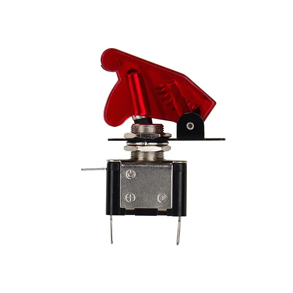 

1PCS 12V 20A Toggle Switch Car Auto Cover LED Light SPST Toggle Rocker Switch Control On/Off Durable Red Color for Racing Car