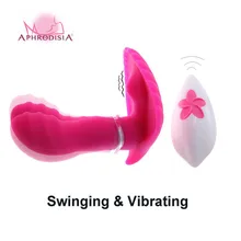 Rotation Strapless Vibrating Dildo Dual Motor Vibrator Wireless Remote Invisible Clit Vibrator Panties Erotic Sex Toys for Woman