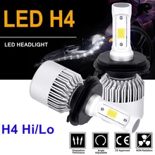 AU 9-32 2 pcs 9003 DC v 72 w 6000 k Branco Hi/Lo Beams 8000LM H4 carro LEVOU Faróis