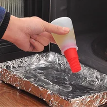 Экологичный гриль кисточки для бутылок с маслом инструмент теплостойкий силикон для барбекю очистка запекания масло щетка для шашлычницы инструменты для приготовления пищи