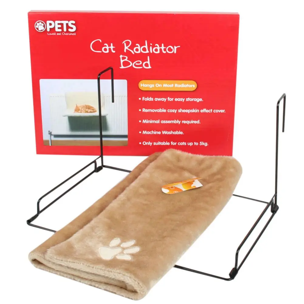 Cats and dogs radiator bed warm plush mattress cradle animal plush