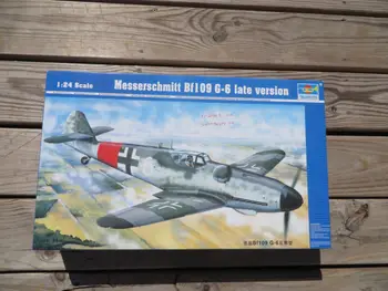 

Trumpeter 02408 1/24 German Messerschmitt BF109 G-6 Fighter Aircraft Plane Model TH06662-SMT2