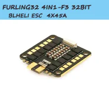 Airbot Furling 32 4в1 BLHELI_32 3-6S 4x45A бесщеточный ESC& w/F3 MCU АЦП Датчик тока ESC для радиоуправляемого дрона FPV квадрокоптера запчасти