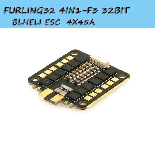 $44.89  Airbot Furling 32 4in1 BLHELI_32 3-6S 4x45A Brushless ESC & w/ F3 MCU ADC Current Sensor ESC For RC