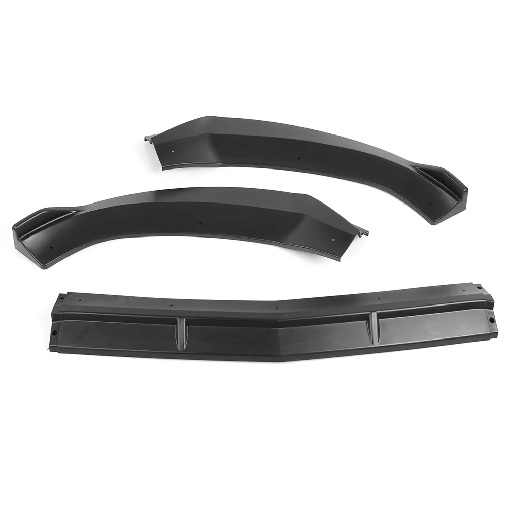 Matte Black GZYF Auto Car Front Bumper Lip Splitter Chin Spoiler Cover Trim Compatible with 2015-2018 Mercedes Benz C-Class W205 Sport DP Style