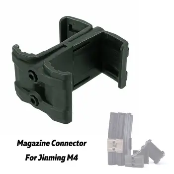 

Tactical Double Round magazine ABS Parallel MagLink Coupler Clamp Connector kit Mount Holder For Rifle Gun For Jinming M4