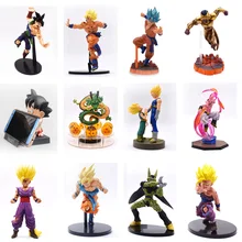 12 Styles Anime Dragon Ball Z Son Goku Burdock Vegeta Buu Boo Gohan Frieza Cell Action Figure PVC Figurine Collectible Model Toy 12 Styles Anime Dragon Ball Z Son Goku Burdock Vegeta Buu Boo Gohan Frieza Cell Action Figure PVC Figurine Collectible Model Toy