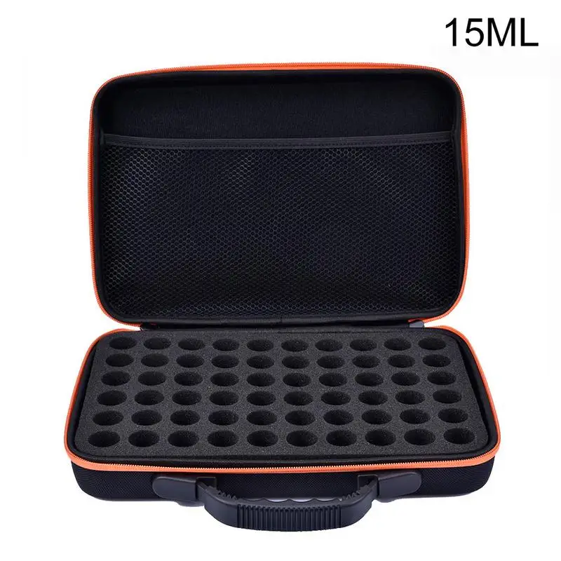60 Compartments Essential Oil Storage Bag 10/15ml Makeup Organizer Foldable Eco-friendly Storage Box EVA Household Supplies