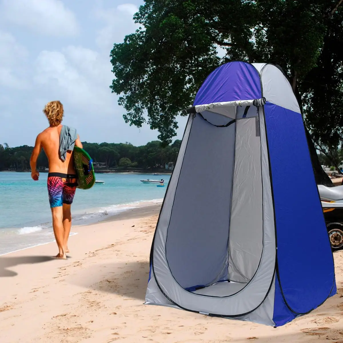 

Multifunctional Tent Camping Portable Outdoor Waterproof Shower Bath Fitting Room Shelter Travel Hike Beach Privacy Toilet tents