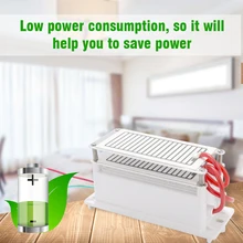 Портативный 10 Гц/ч керамический озоновый генератор с двойной интегрированной пластиной озонатор безопасный для воды тихий эффективный очиститель воздуха химический завод