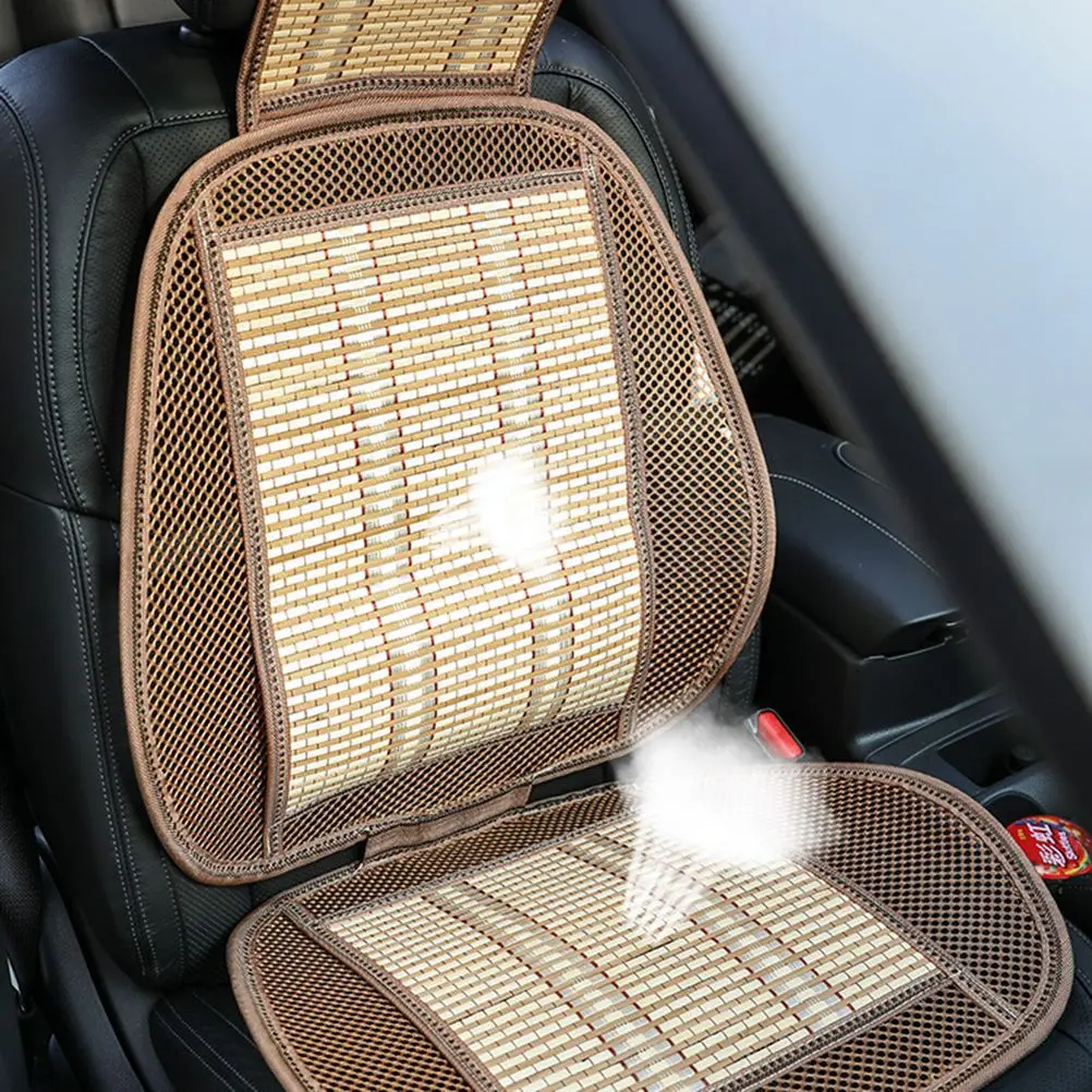 Pair Car Seat Cover Universal Magnetic Massage Car Seat Protector Back Support Cushion