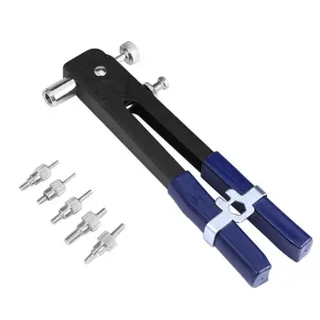 

6pcs Hand Nut Rivet Gun Riveter Nutsert Kit M3-M8 Threaded Nut Rive Tool Blind Rivet Gun Household Repair Tools