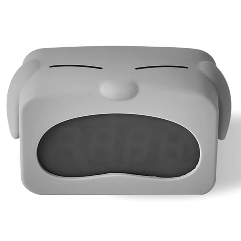 

SNNY NEW Led Digital Kids Alarm Clock Cute Calendars Temperature Acoustic Control Sensing Snooze Function Electronic Tabke Des