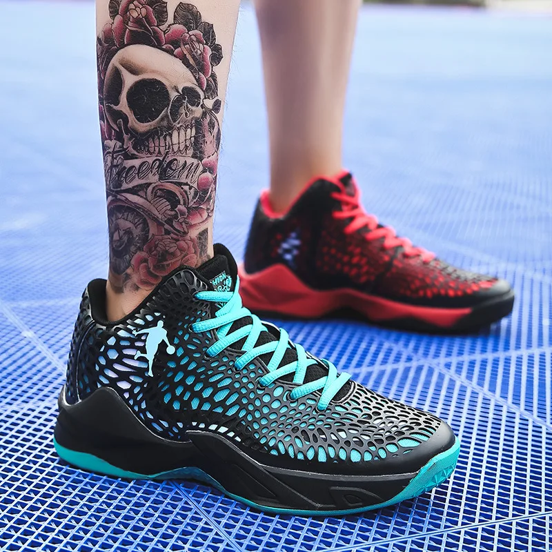 

Mens Basketball Shoes Breathable Anti-slip Tenis Basketball Sneakers Men Lace-up Gym Ankle Boots Shoes Basket Homme