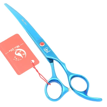 

Meisha 7.0 Inch Japan Steel 440C Down Curved Dogs Cutting Scissors 6.5 Inch Fur Thinning Shears Pet Animals Hair Trimmers HB0125
