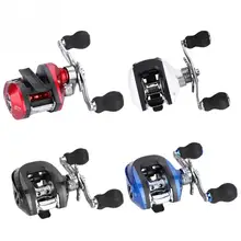 Рыболовная катушка 17+ 1 шариковый подшипник левая/правая рука из алюминиевого сплава катушка Приманка литейная катушка 6,3: 1 Рыболовная Удочка катушка рыболовные аксессуары