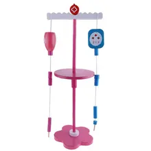 Деревянная имитирующая инфузионная бутылка с подставкой Доктор Медсестры ролевые игры Обучающие игрушки для детей