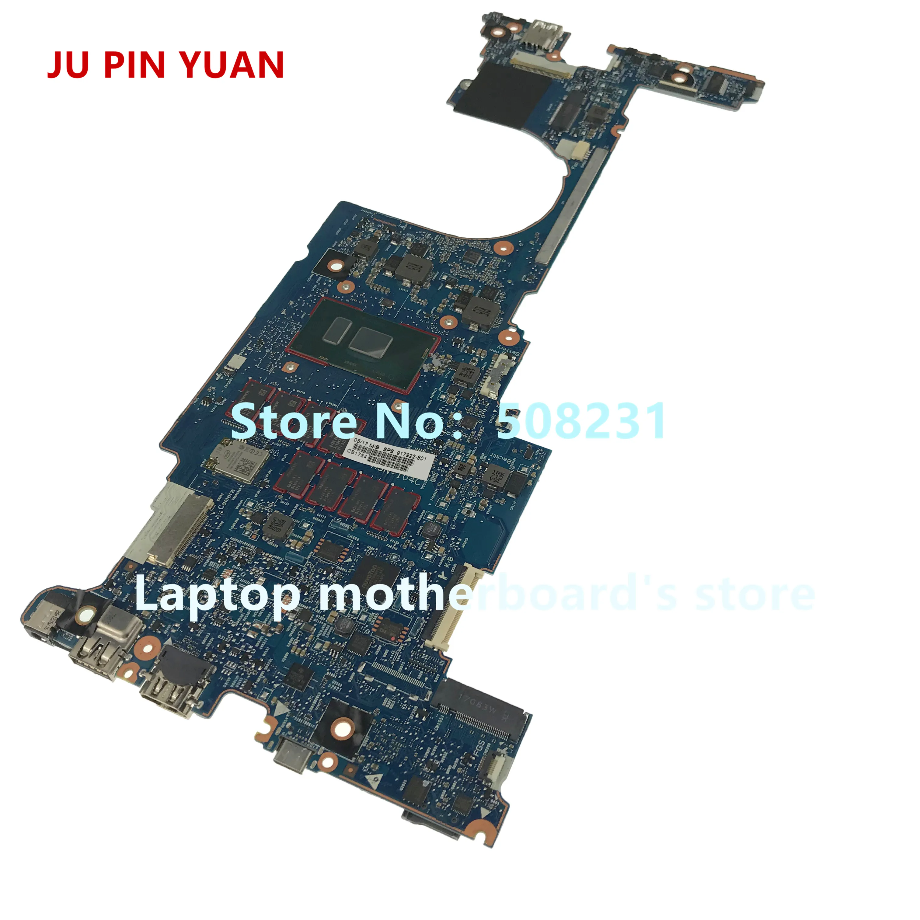 Материнская плата JU PIN YUAN 917922 601OLDMAN 6050A2848001 MB A01 для ноутбука HP EliteBook x360 1030 G2 ПК i5 7200U 8