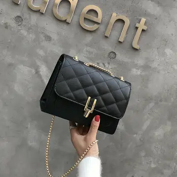 

Women Shoulder Bag Chain Strap Flap Handbags Clutch Bag Ladies Messenger Bags Crossbody Bags 2019 New