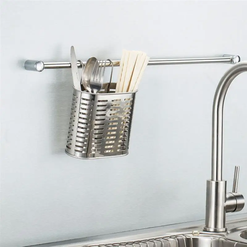 

Kitchen Utensils Chopsticks Holder Basket Flatware Drying Rack Sink Basket Drainer Spoon Fork Knife Drainer Hanging Basket