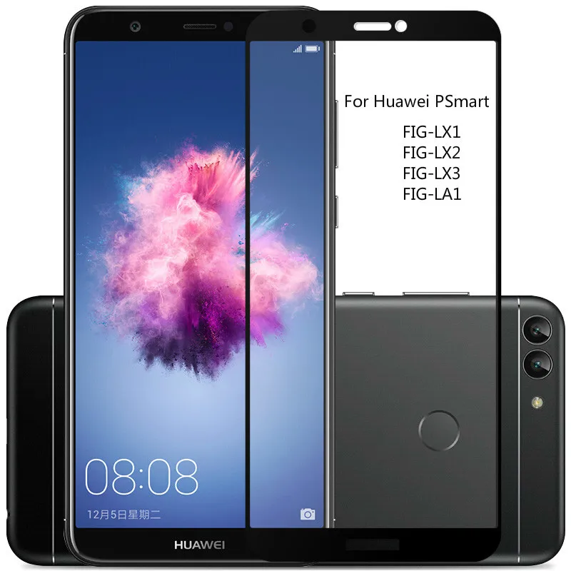 Защитное стекло 9D закаленное для Huawei P Smart FIG LX1 LX2 LX3 LA1 | Мобильные телефоны и