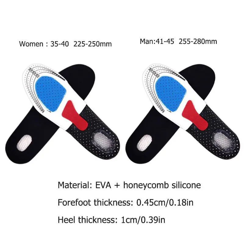 Унисекс ортопедическая стелька-ступинатор спортивные стельки спортивные гелевые стельки Feminina Mujer мужские стельки мягкие вставки для Для мужчин Для женщин
