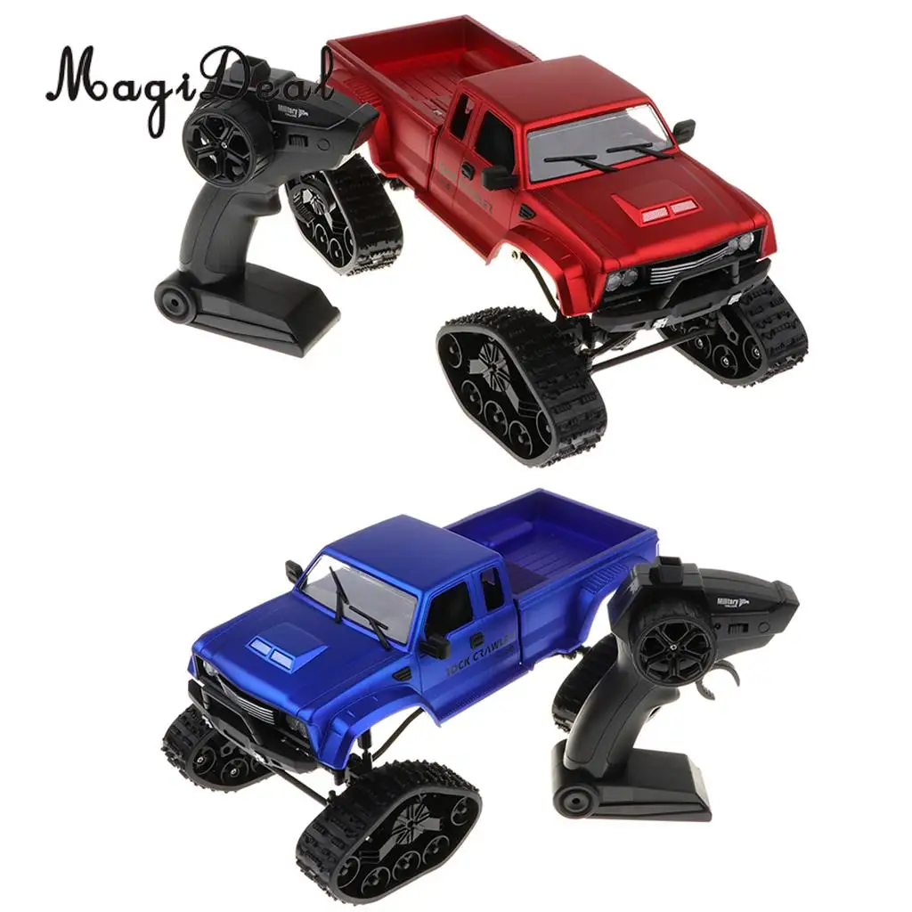 

MagiDeal 4WD 2.4Ghz 1/16 RC Car Vehicles Remote Control Pickup Truck With Light