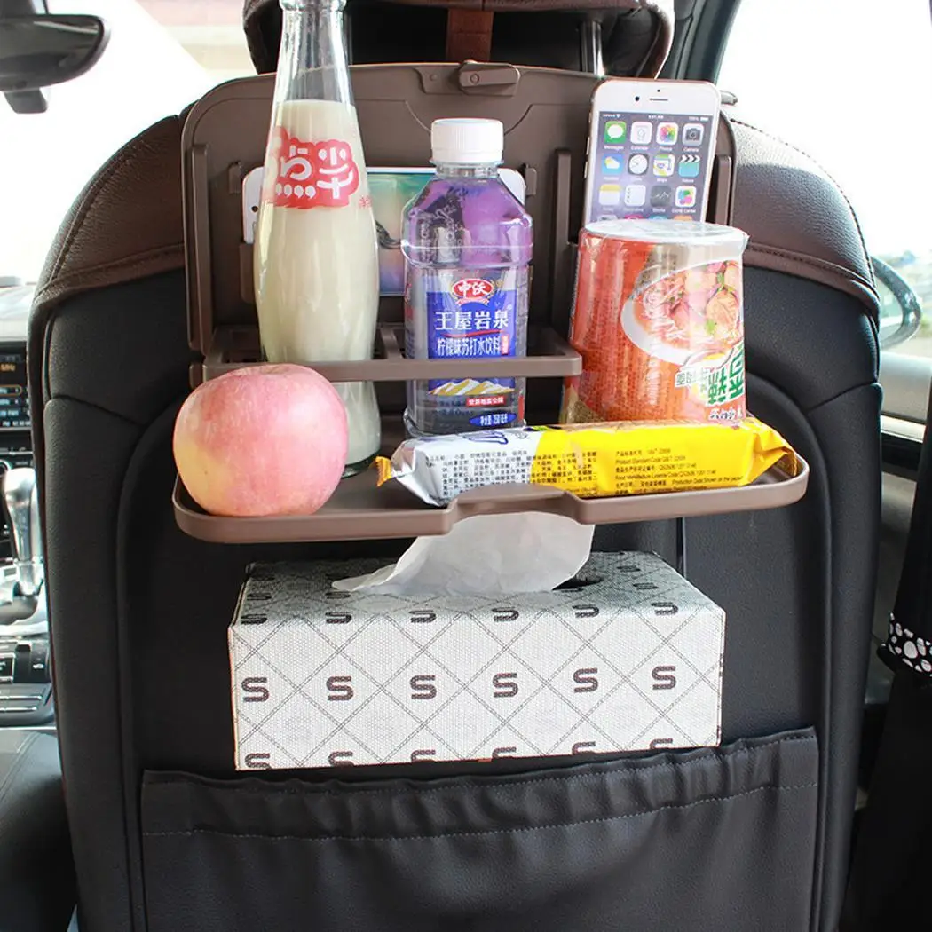 

Car Seat Back Organizer Table Laptop Desk Stylish Design Car Seat Back Storage