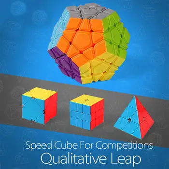 

4PCS Special Shape Magic Puzzle Cube Set Puzzle Kids Educational Toy Gift