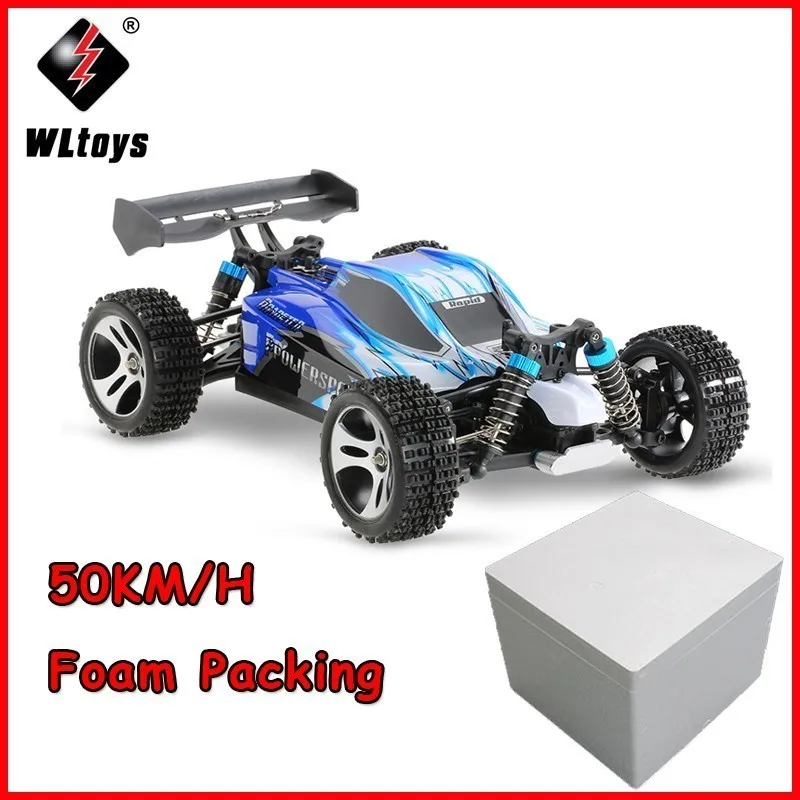 Wltoys A959 RC Car 1:18 Scale 2.4G 4WD RTR Off-Road Buggy High Speed Racing Car Remote Control Truck 4 wheel Climber Blue