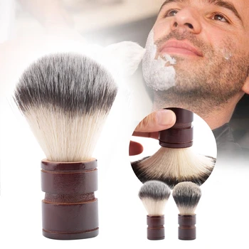 

2 Colors Beard Shaving Tool Beard Brush For Men Nylon Hair Brush Mustache Brush Men Beard Cleaning w