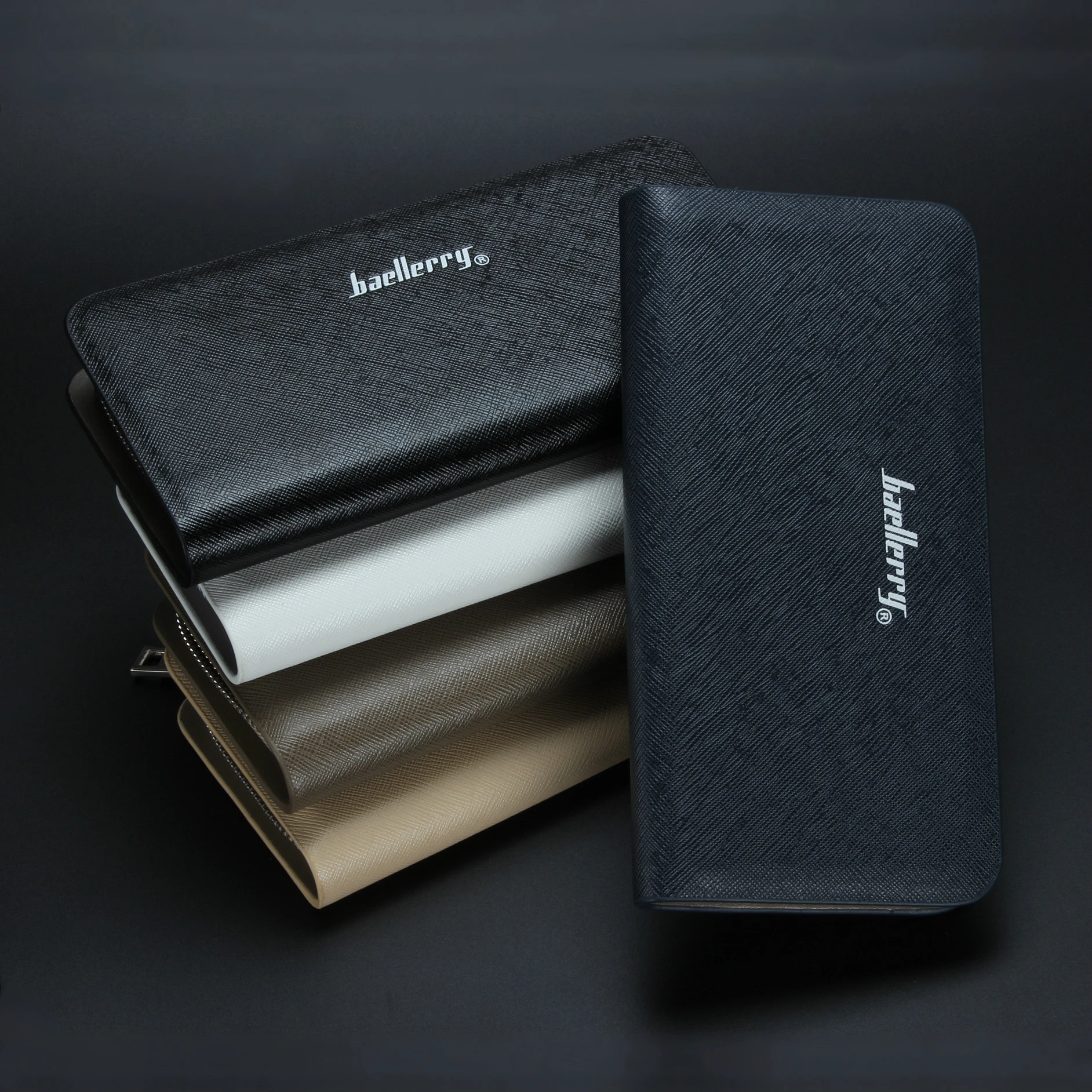 

Multi-Function Large Capacity Handbag Cross Pattern Wallet Men's Zipper Handbag Clutch Bag Men's Hand Clutch