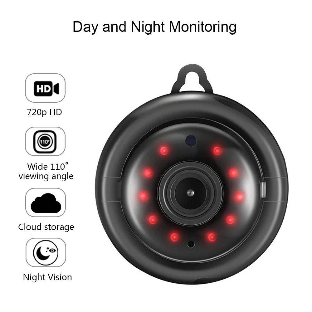 

HD 1080P Wireless WIFI IP Camera Home Security Vedio Surveillance Camera Pet Baby Monitor Cloud Storage IR Night Vision APP