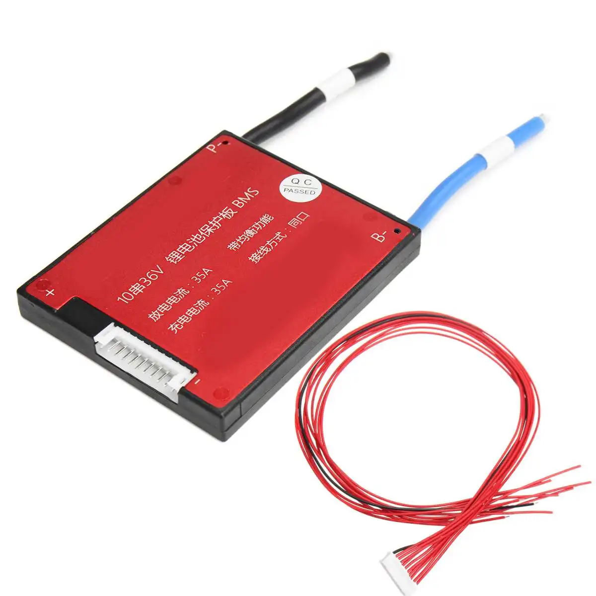 

10S 36V Lithium-ion Battery Protector Sealed BMS 35A Protections Board with Balance Water Proof For Electric Bike Scooter