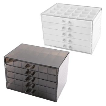 

120 Grids Nail Art Decoration Storage Box Container Organize Storage Holder Plastic Drawer Boxes