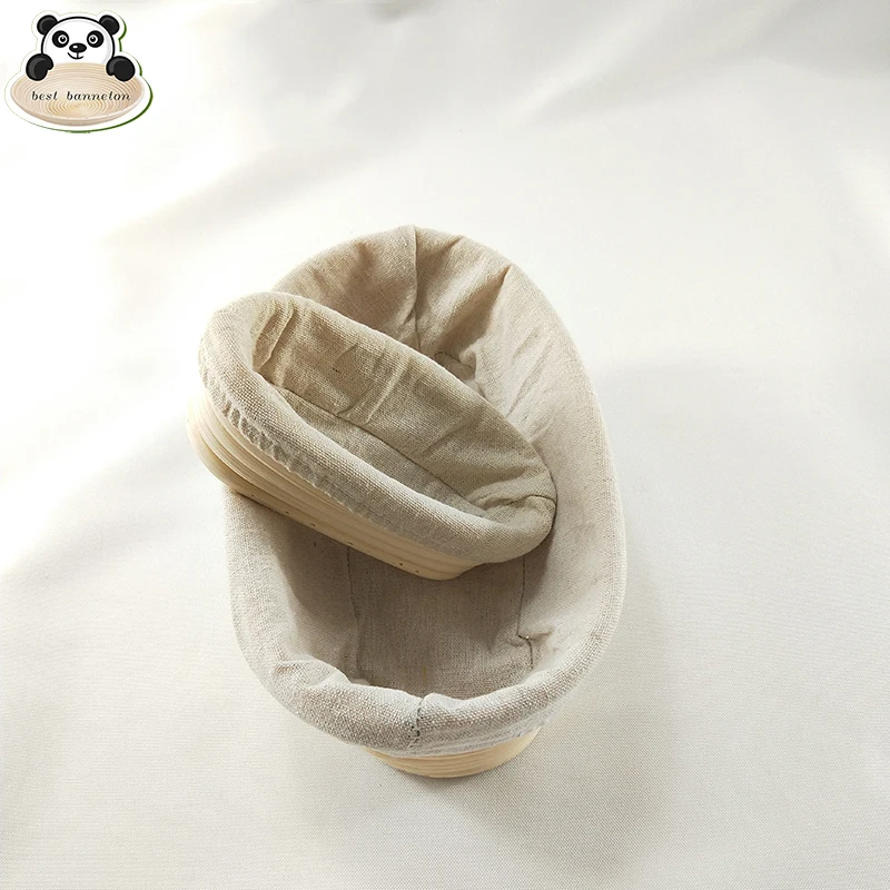 Best banneton Indonesia rattan Bread Pan Bakery Proofing Bread Proofing Basket For Dough Bakery Tools Box Oval