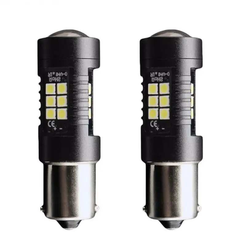 1 шт. 1156 BA15S 3030 21SMD светодиодный Автомобильный задний фонарь стоп сигнал