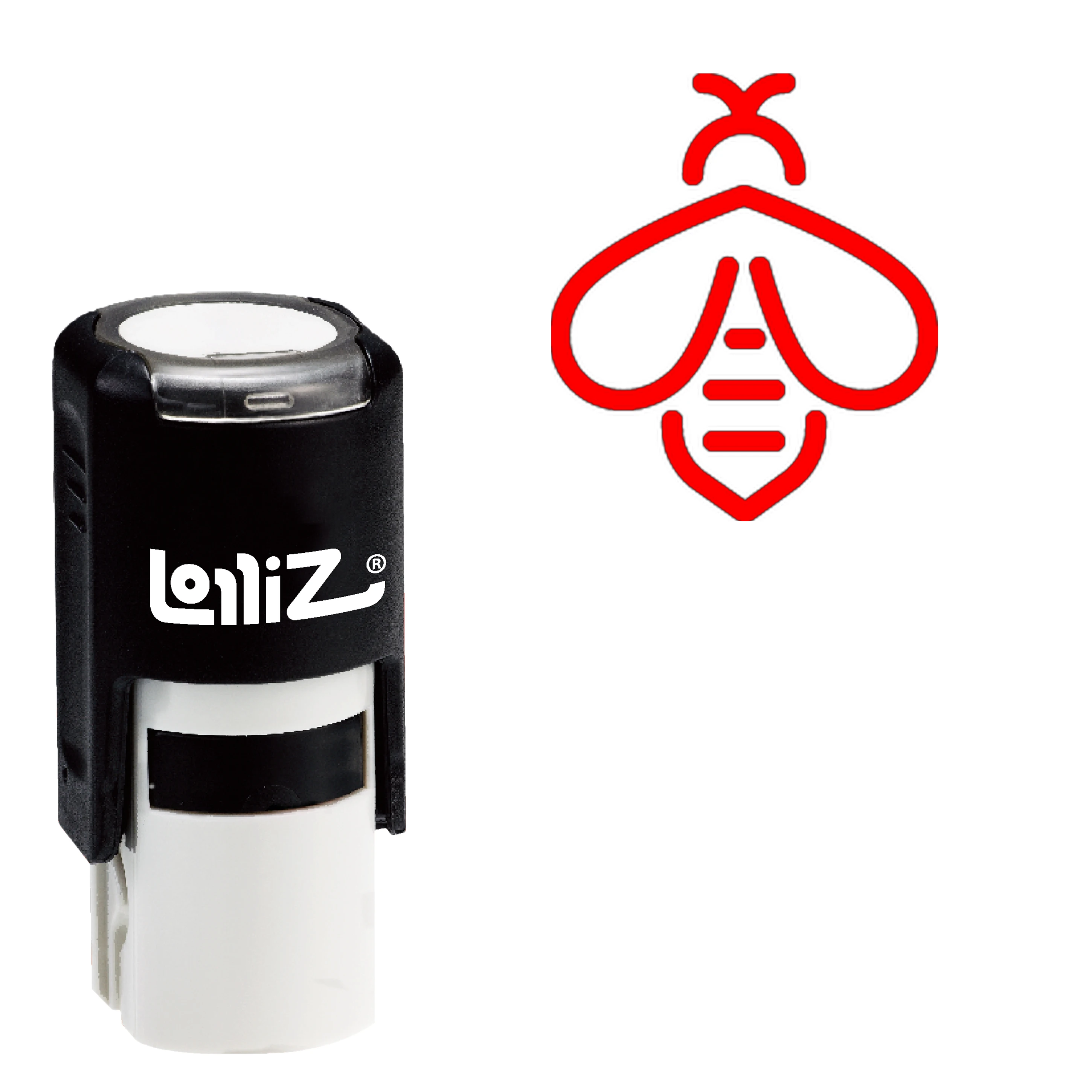 

LolliZ Bee Self-Inking Rubber Stamp - Modern Symbol Series