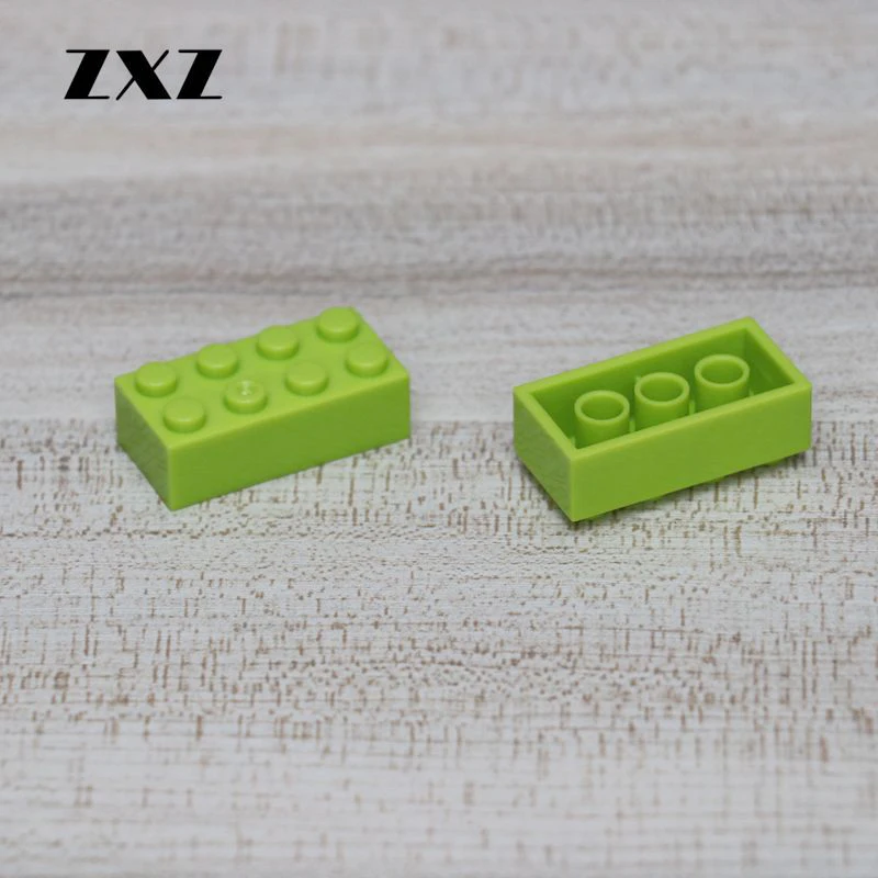 10 шт. MOC Brick 2x4 совместимые с Lego Part 3001 классические Обучающие игрушки подарок для