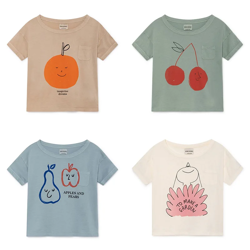 

2019 BOBO T SHIRTS SUMMER KIDS CLOTHES 1-8 TODDLER T SHIRTS BOYS CLOTHING GIRLS CLOTHING baby girl clothes